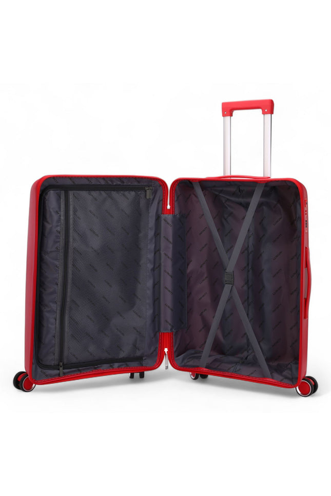Burnaby Large Hard Shell Suitcase in Red