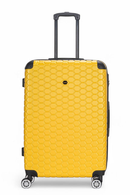 Noda Large Hard Shell Suitcase in Yellow