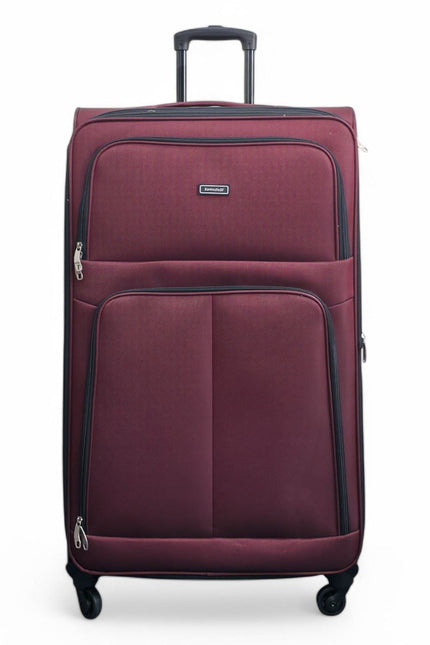 Tahara X-Large Soft Shell Suitcase in Wine