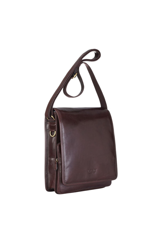 Leather Vintage Brown Messenger Shoulder Crossbody Travel Business Bag - Ranger