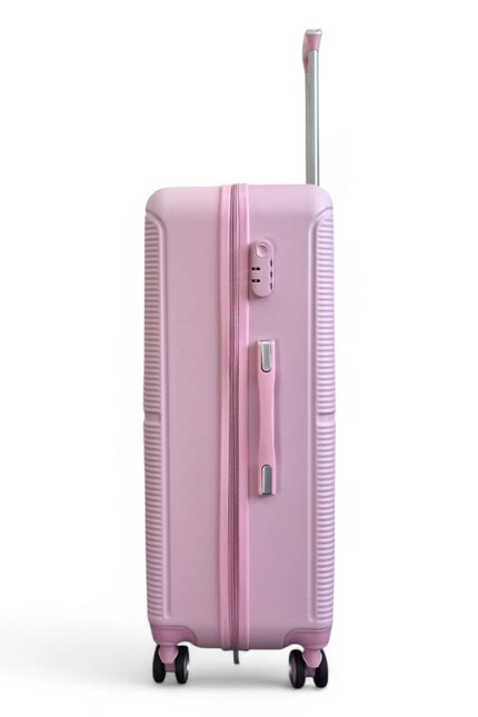 Seto Large Hard Shell Suitcase in Pink