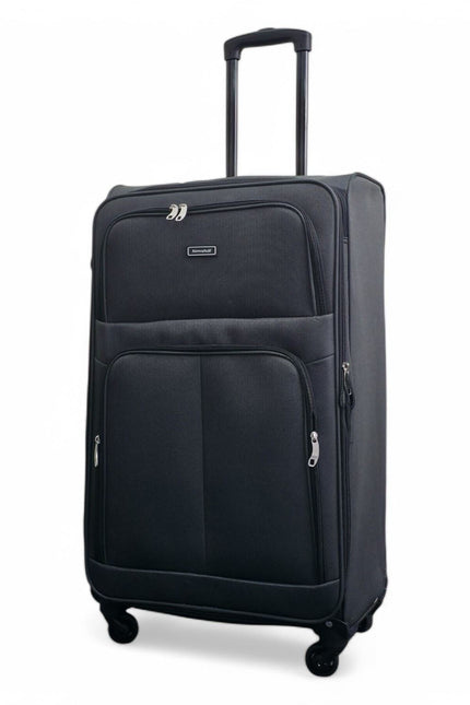 Tahara Large Soft Shell Suitcase in Grey