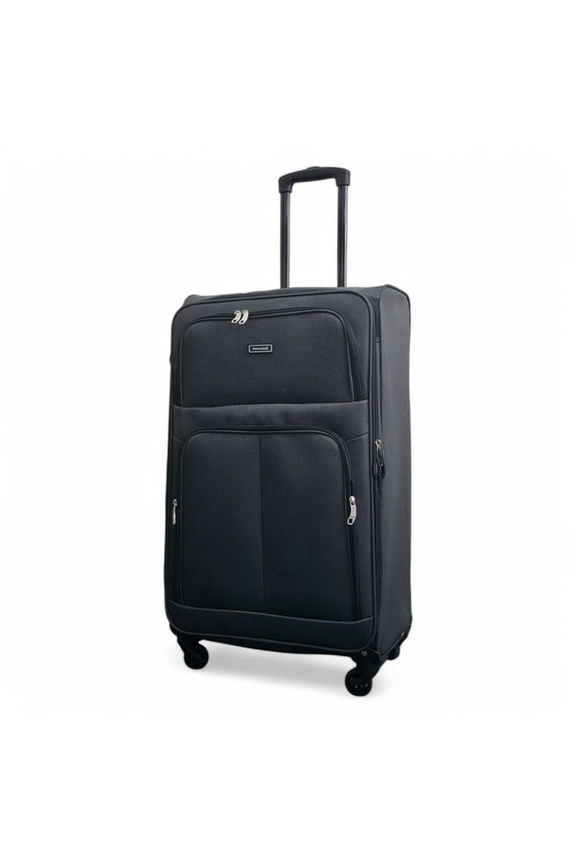 Tahara Large Soft Shell Suitcase in Grey