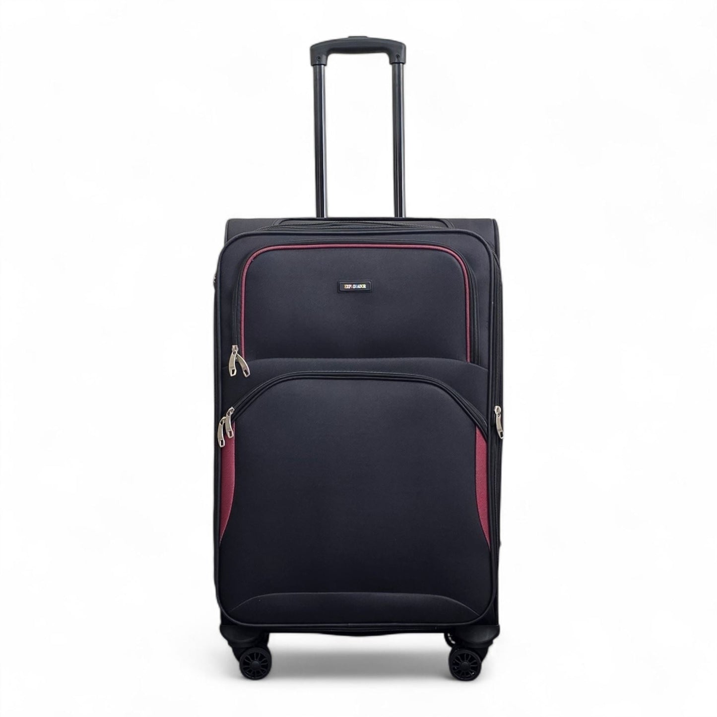 Gosford Medium Soft Shell Suitcase in Black