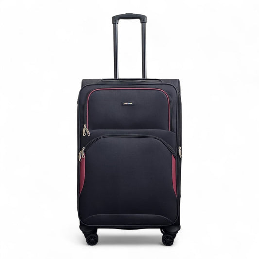 Gosford Medium Soft Shell Suitcase in Black