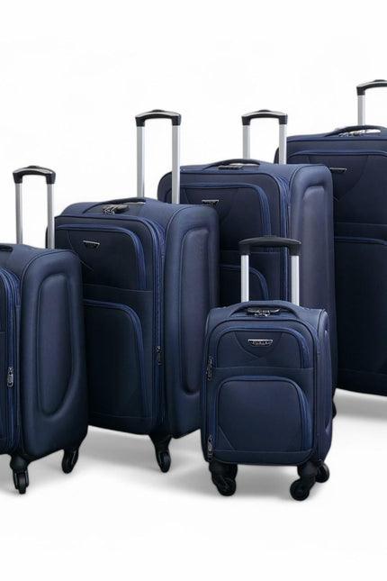 Nagoya Cabin Soft Shell Suitcase in Navy