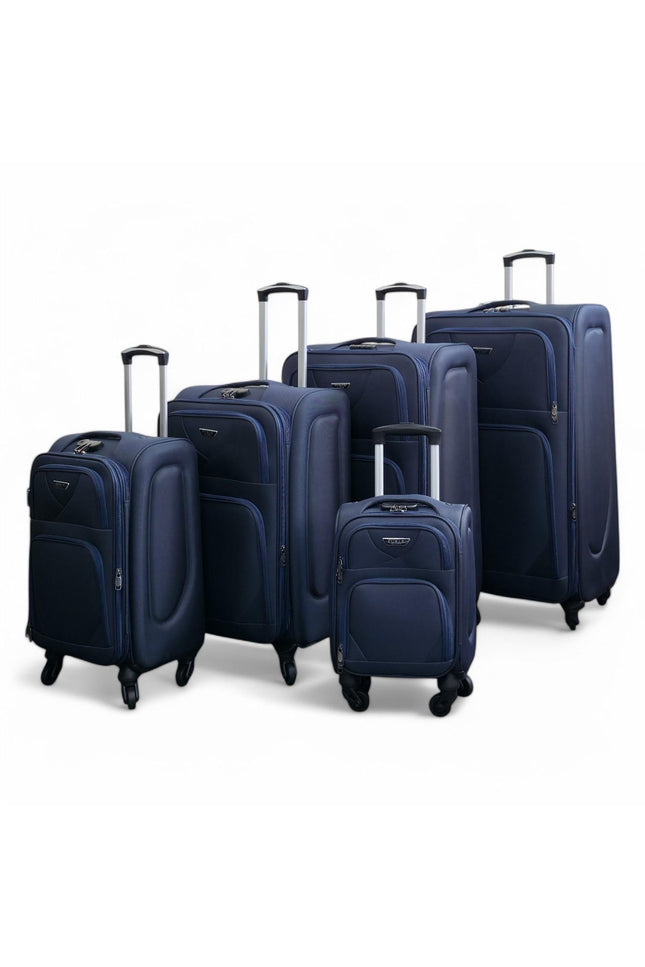 Nagoya Cabin Soft Shell Suitcase in Navy