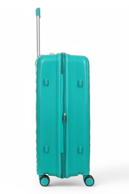 Balranald Large Hard Shell Suitcase in Aqua Blue