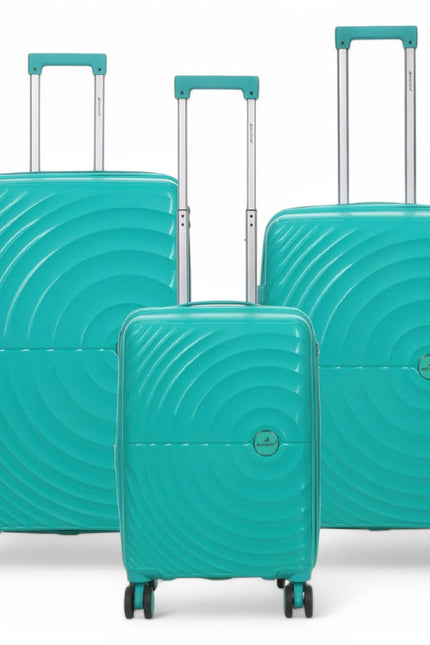 Balranald Set of 3 Hard Shell Suitcase in Aqua Blue