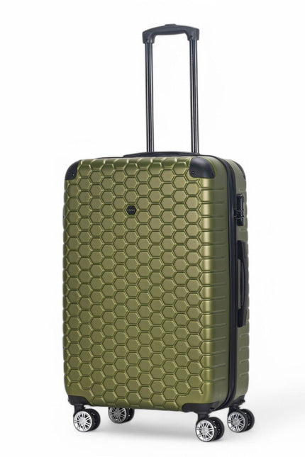 Noda Medium Hard Shell Suitcase in Green