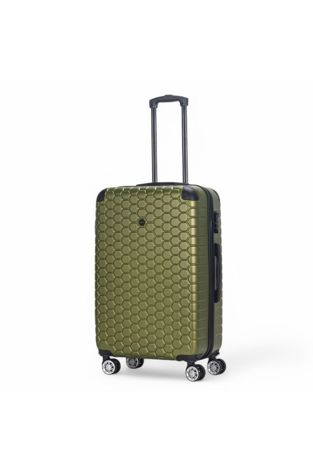 Noda Medium Hard Shell Suitcase in Green