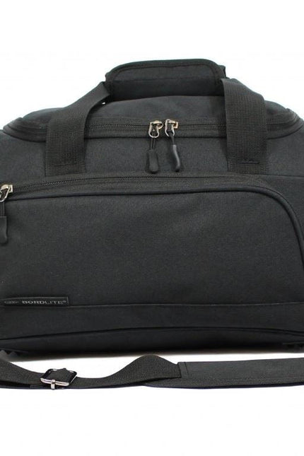 Holdall Carry On 40x 20 x25cm Under-seat Travel Duffel Bag for Ryanair, Easy Jet Black