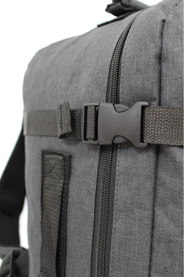 Rucksack Backpack 40x20 x25 cm Underseat Travel Cabin Bag for Easy Jet, Ryanair Black