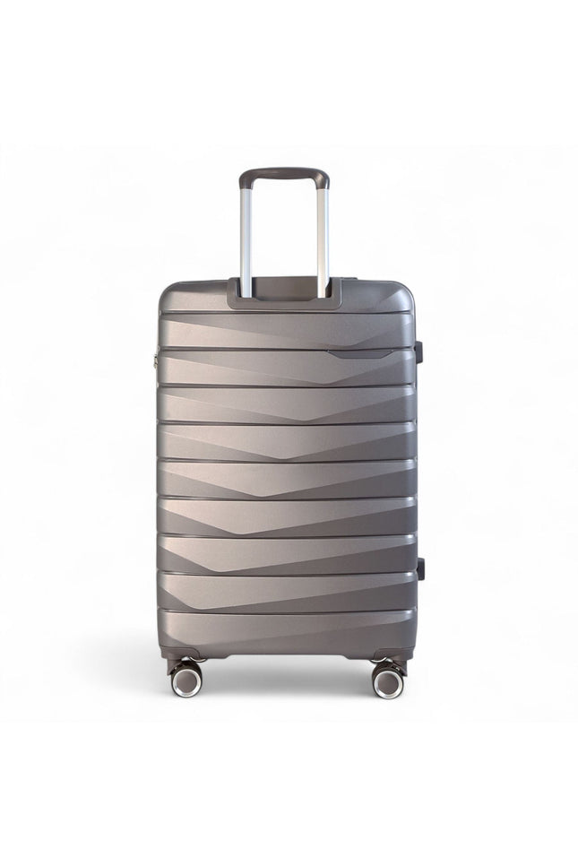 Forster Large Hard Shell TSA Suitcase in Smoke Grey