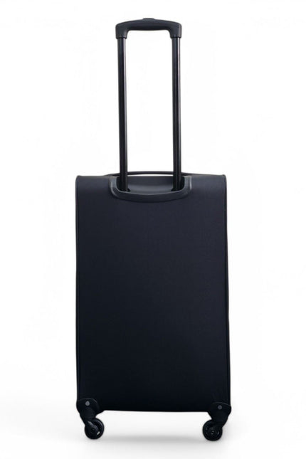 Tahara Large Soft Shell Suitcase in Black