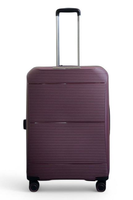 Abiko Medium Hard Shell Suitcase in Burgundy