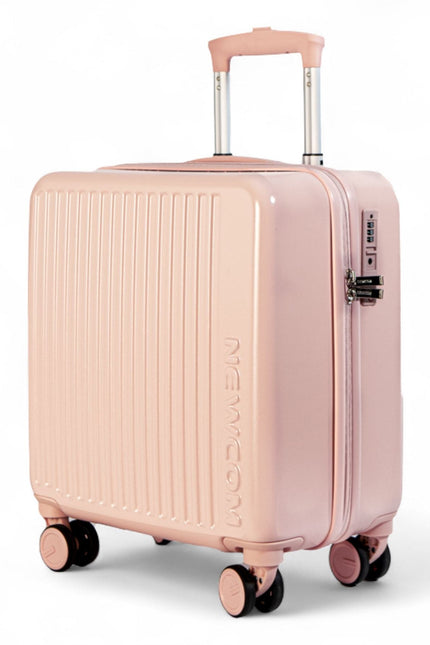 Hard Shell Cabin 44 x 22 x 38 cm Pink TSA Secure Luggage Suitcase Suitable for Easyjet, Ryanair