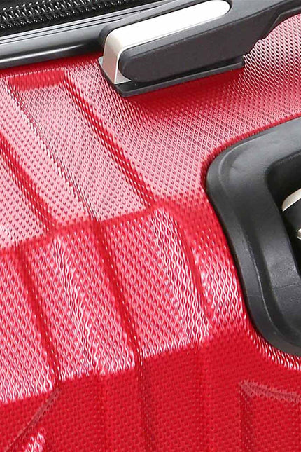 Corowa Underseat Hard Shell Suitcase in Red