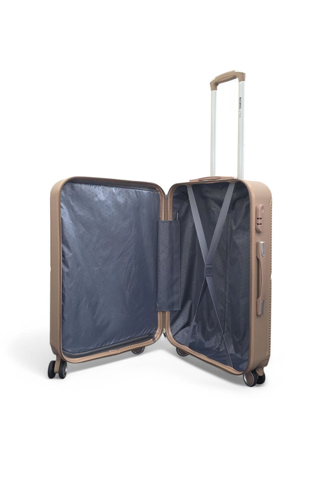 Seto Set of 3 Hard Shell Suitcase in Gold