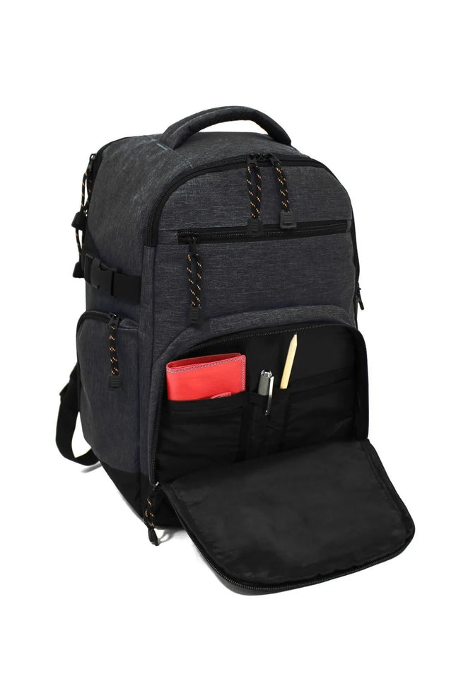 Backpack Rucksack 40x20 x25 cm Underseat Travel Cabin Bag for Ryanair, Easy Jet Black