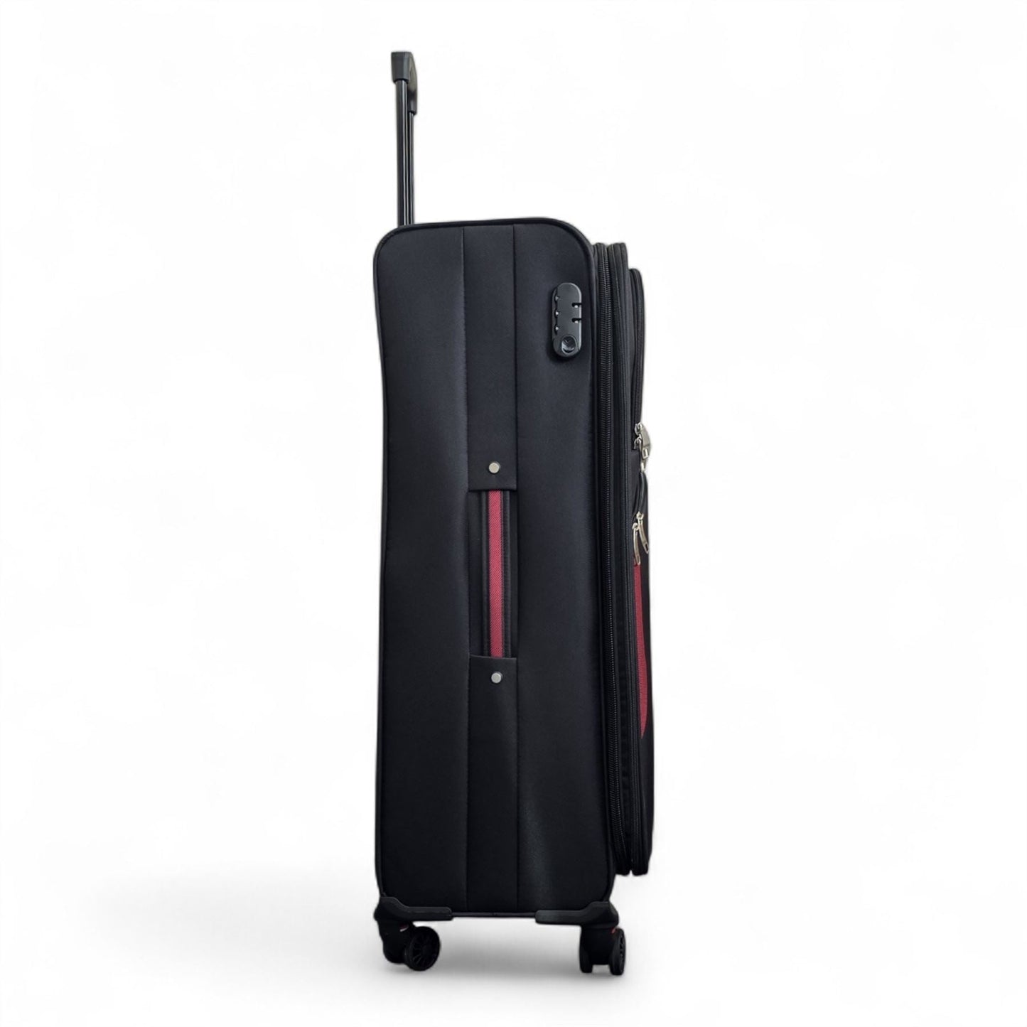 Gosford Large Soft Shell Suitcase in Black
