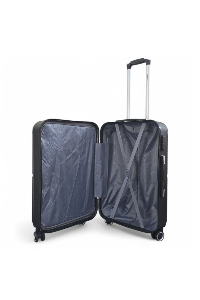 Seto Medium Hard Shell Suitcase in Black
