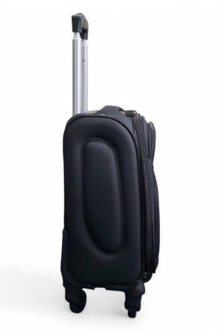 Nagoya Unserseat Soft Shell Suitcase in Black