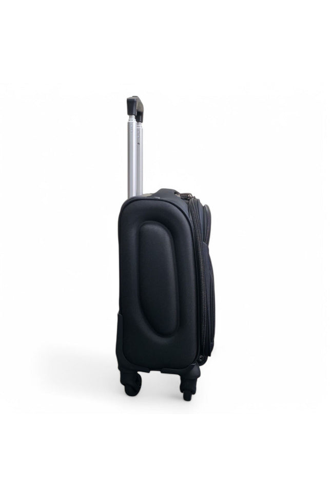 Nagoya Unserseat Soft Shell Suitcase in Black