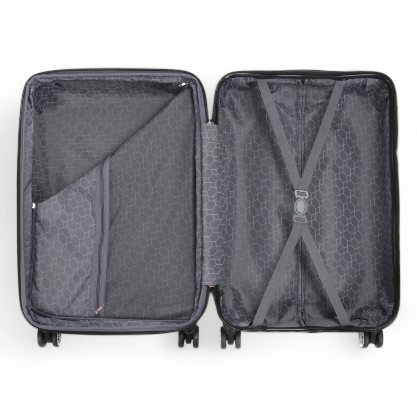Bega Medium Hard Shell Suitcase in Silver