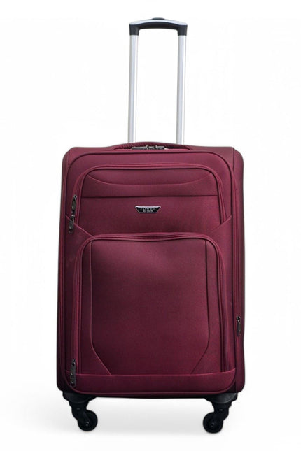 Nagoya Medium Soft Shell Suitcase in Wine