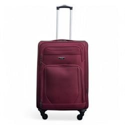 Nagoya Medium Soft Shell Suitcase in Wine