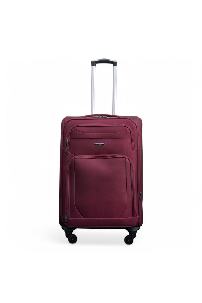 Nagoya Medium Soft Shell Suitcase in Wine