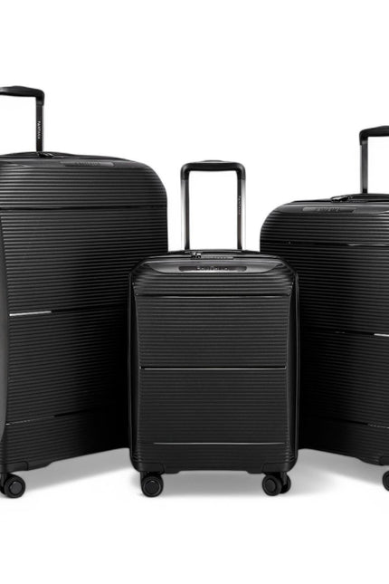 Abiko Set of 3 Hard Shell Suitcase in Black