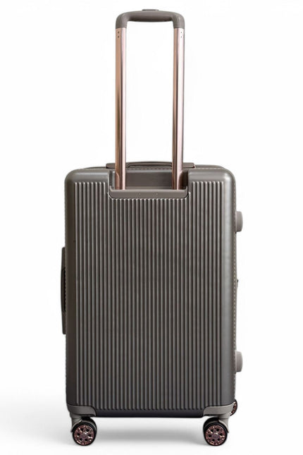 Cowra Medium Hard Shell Suitcase in Champagne ( Beige )