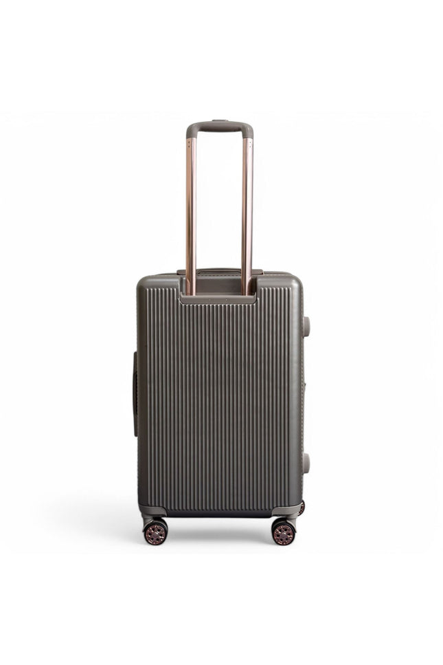 Cowra Medium Hard Shell Suitcase in Champagne ( Beige )