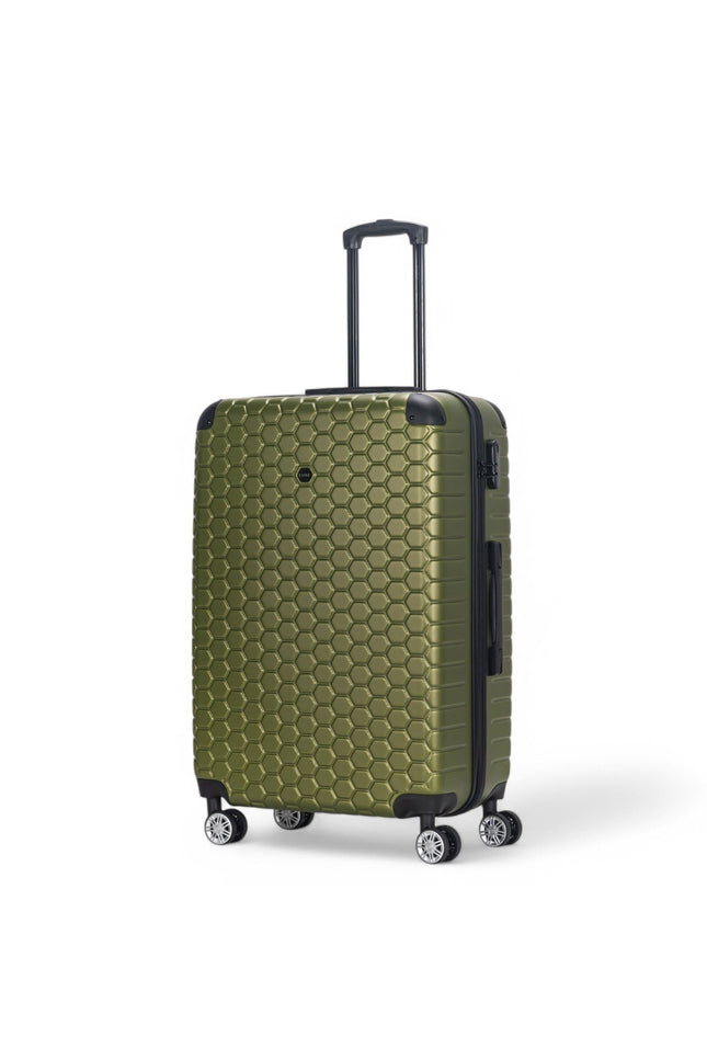 Noda Large Hard Shell Suitcase in Green