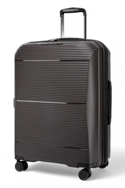 Abiko Large Hard Shell Suitcase in Grey