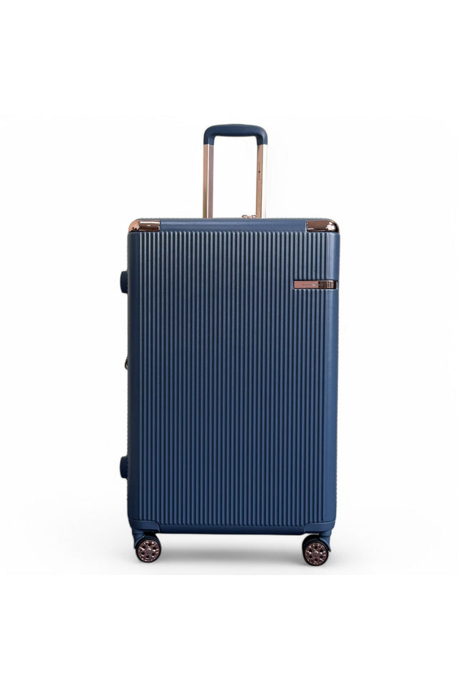 Cowra Large Hard Shell Suitcase in Navy Blue
