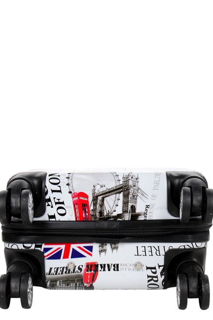 Cooma Set of 3 Hard Shell Suitcase London in Black Flower