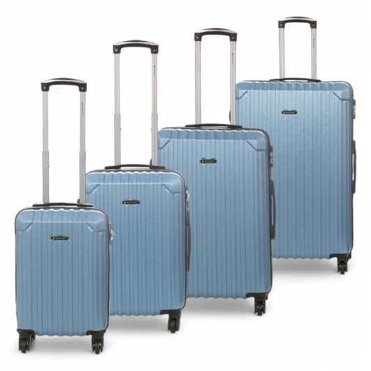 Corowa Set of 4 Hard Shell Suitcase in Blue