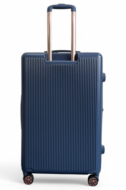 Cowra Large Hard Shell Suitcase in Navy Blue