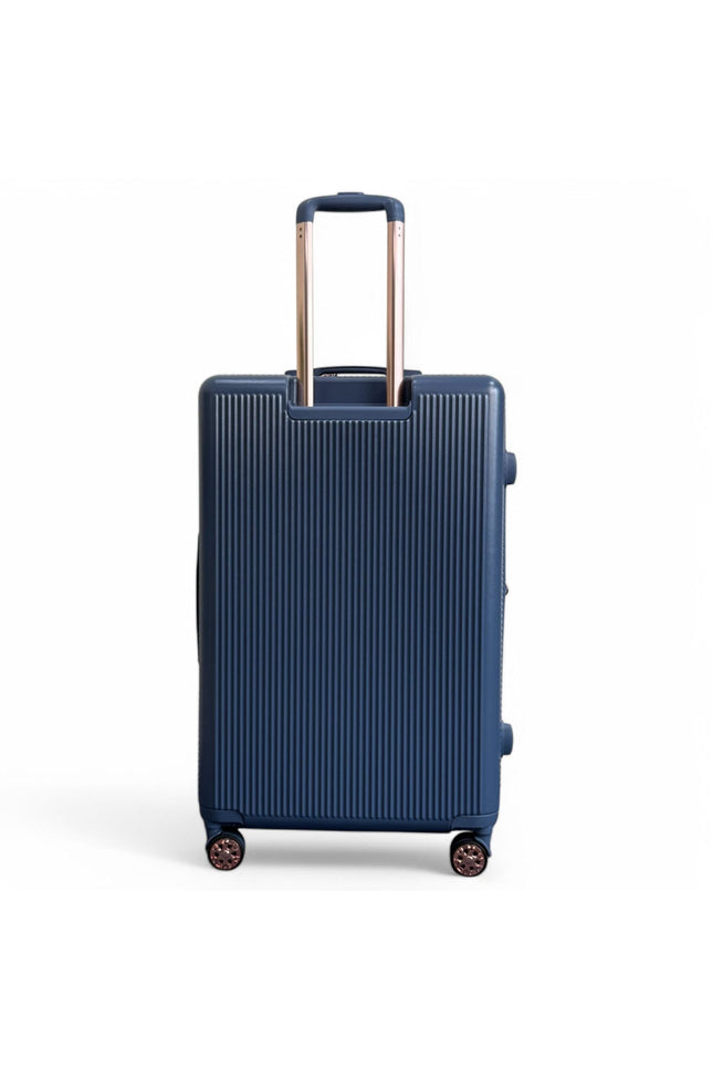 Cowra Large Hard Shell Suitcase in Navy Blue