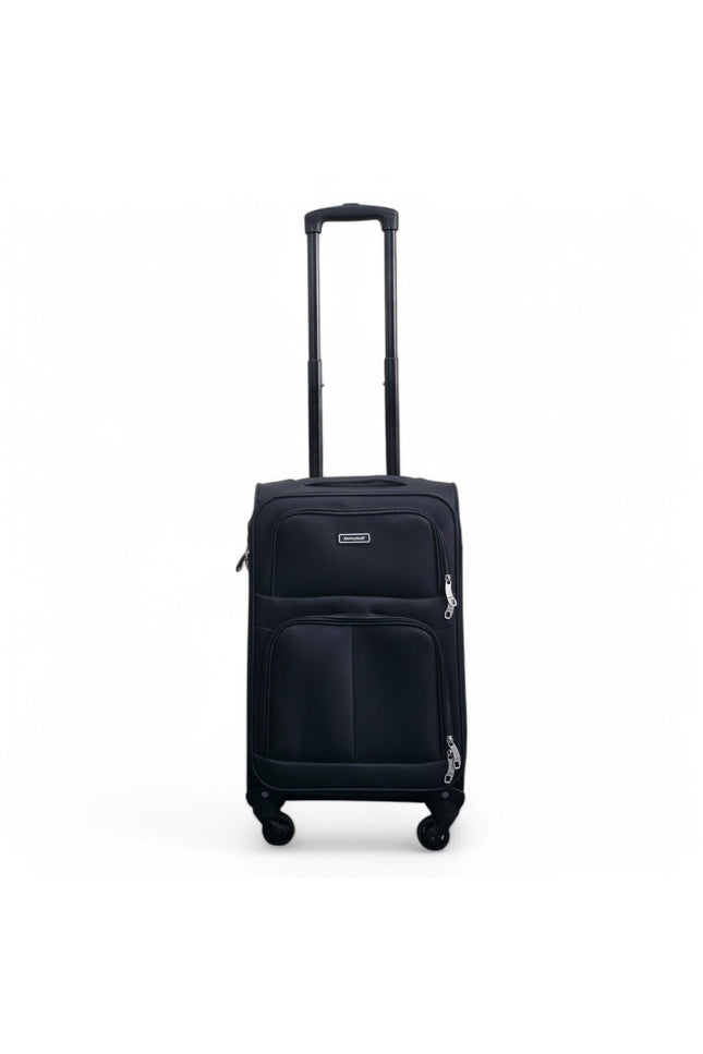 Tahara Cabin Soft Shell Suitcase in Black