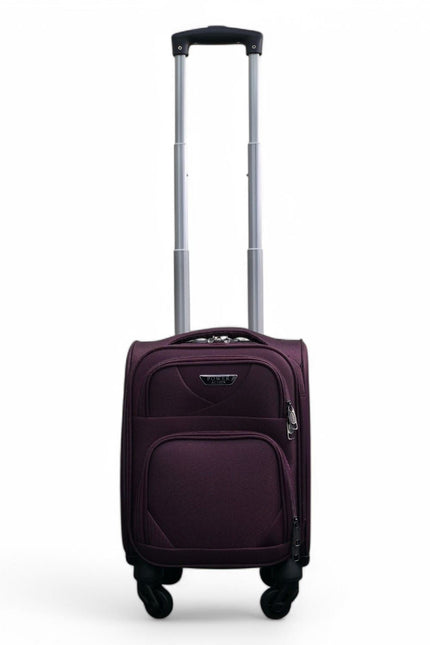 Nagoya Unserseat Soft Shell Suitcase in Purple