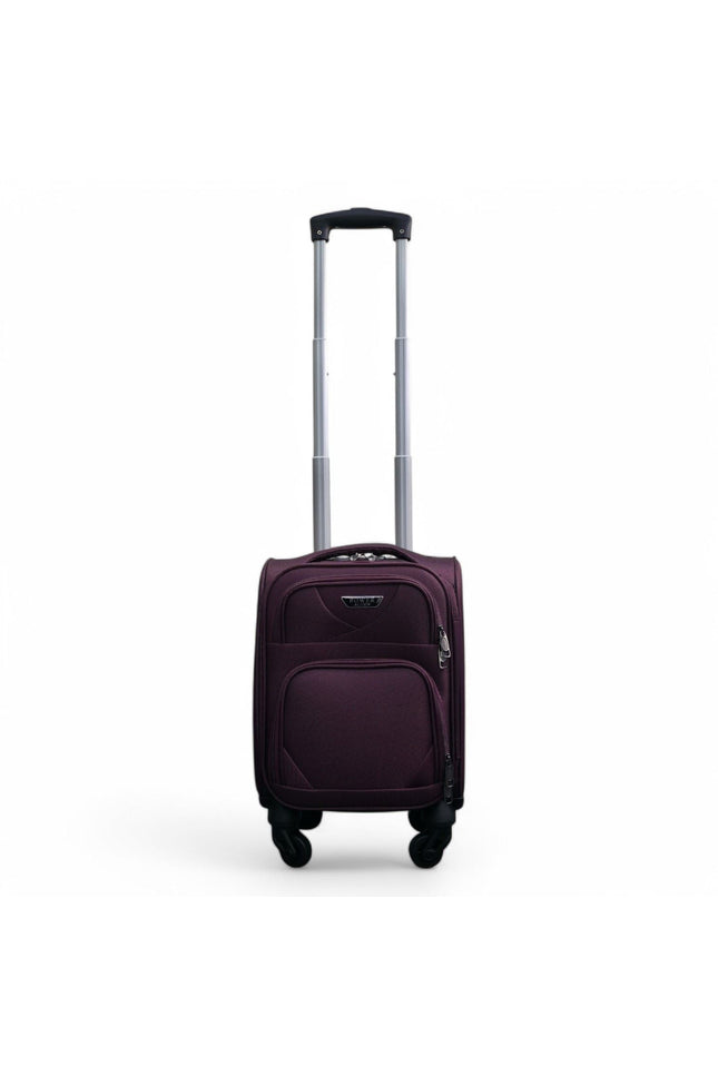 Nagoya Unserseat Soft Shell Suitcase in Purple