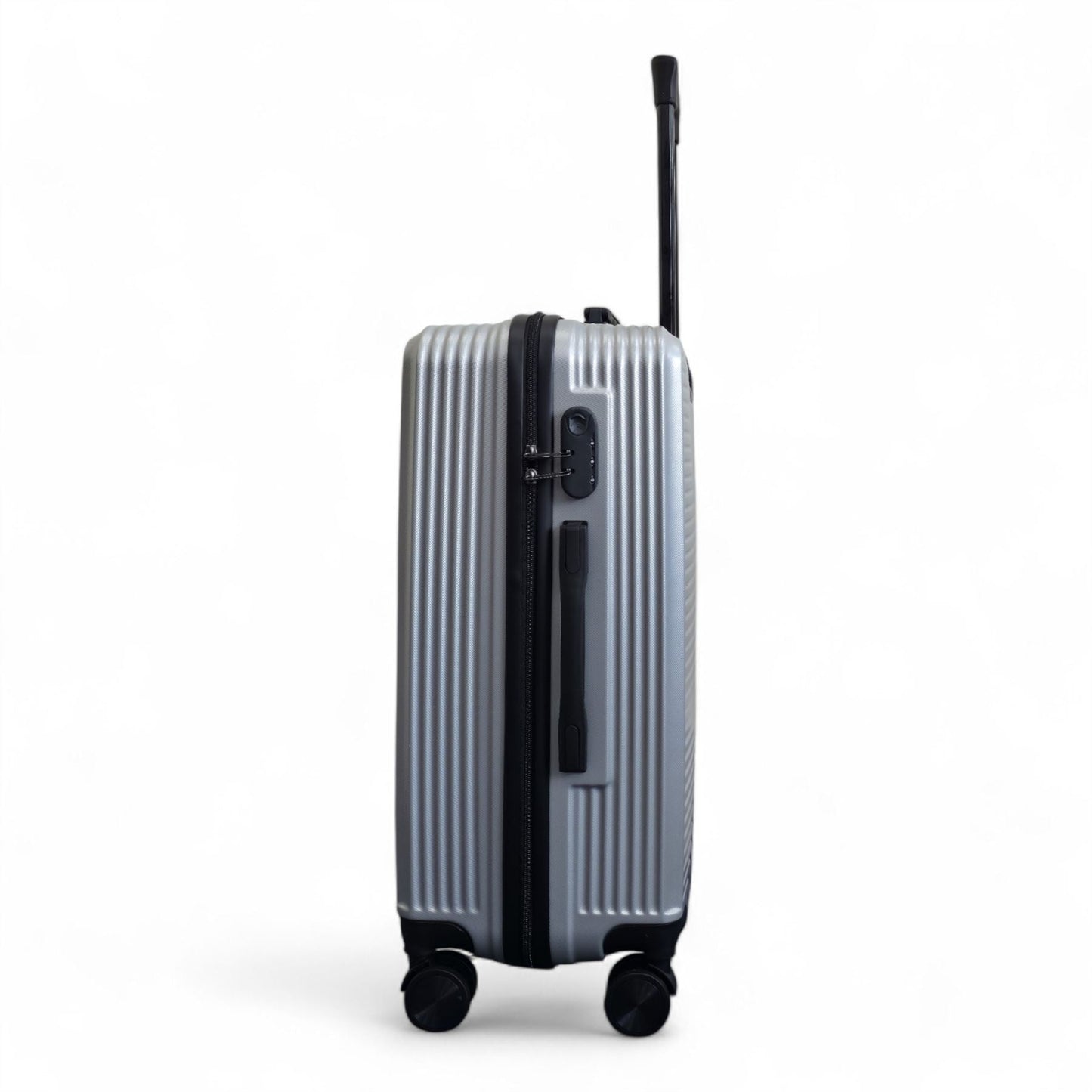 Junee Medium Hard Shell Suitcase in Silver