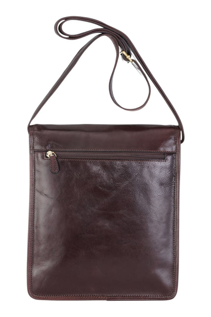 Leather Vintage Brown Messenger Shoulder Crossbody Travel Business Bag - Ranger