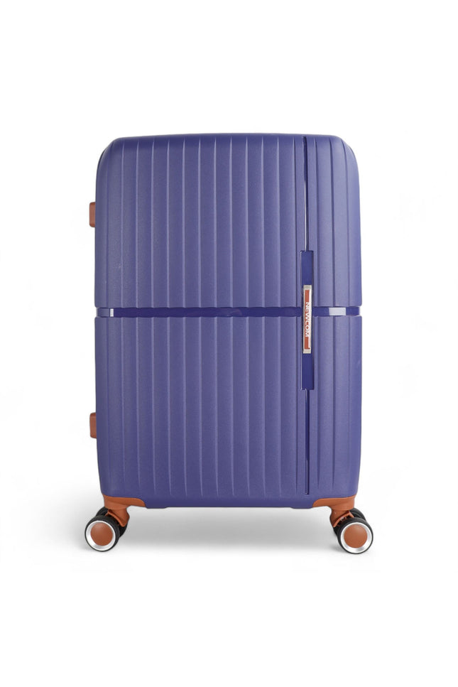 Corowa Large Hard Shell Suitcase in Teal Blue