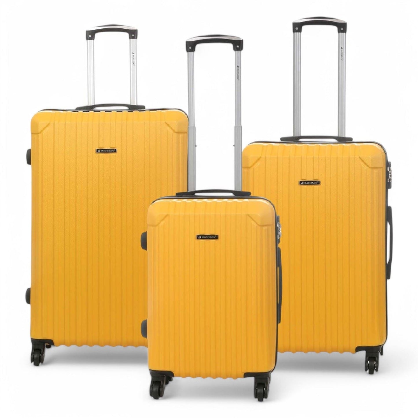 Corowa Set of 3 Hard Shell Suitcase in Yellow