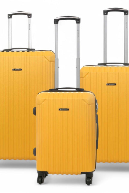 Corowa Set of 3 Hard Shell Suitcase in Yellow